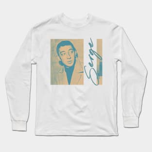 Serge Gainsbourg † Aesthetic Fan Art Long Sleeve T-Shirt